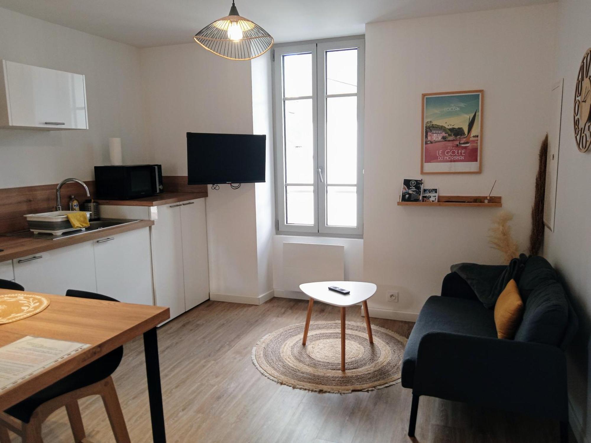 Les Studios De La Gare Linge Cafe The Inclus Wifi Vannes Pokój zdjęcie